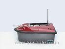 Red Twin Propeller Remote Control Fish Finder Bait Boat With Audible Alarm System RYH-001C