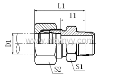 NPT MALE HYDRAULIC ADAPTER FITTING ELBOW PIPE FITTING