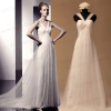 Real wedding dress pictures-Straps Tulle wedding dresses