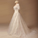 Alencon lace bolero wedding dresses