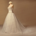 silver Embroidered wedding dresses