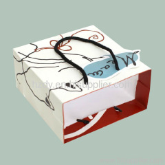 250g art paper personality paper bag for shopping or for gift