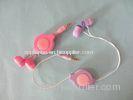 130cm Length Cute Straight Plug Wired Earphones For Promotion OEM