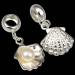 european Pearl Shell Dangle Pendant
