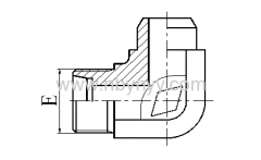 90° WELD FITTINGS HYDRAULIC ADAPTER FITTING ELBOW PIPE