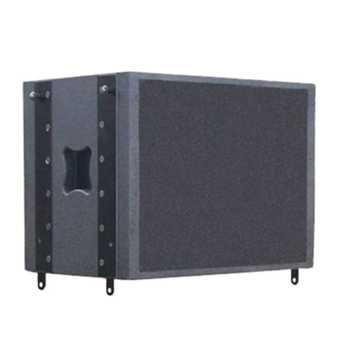 18 Line Black Textured Painted Array Speaker Cabinet From China