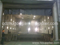 sand blasting room