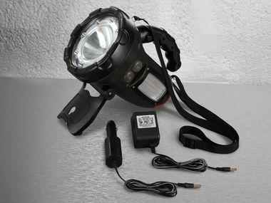 LED Search spot light LED Halogen option battery rechargable portable