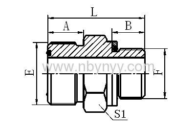 ORFS MALE O-RING / BSP MALE O-RING HYDRAULIC ADAPTER FITTING