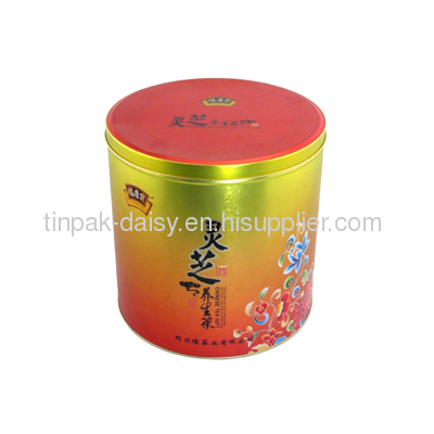 round metal tea tin box,metal tea tin box, large tea box, stackable tin can donguan box supplier
