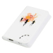 White or black ABS power bank with Li-polymer