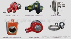 crankshaft, crosshead,bearing,pinion shaft etc power end parts for EMSCO mud pump