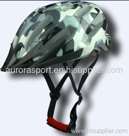 OEM helmet with EPS In-mold shell construction
