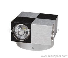 4W 80mm×80mm×55mm Aluminum Die-Cast Moden Square LED Wall Lamps