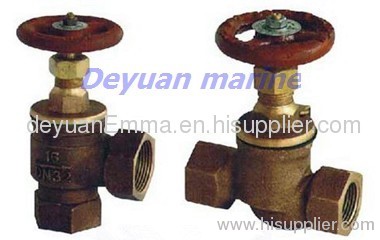 Marine low pressure male thread bronze globe valve