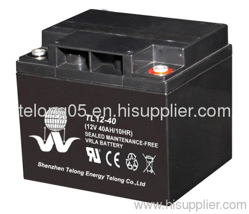 vrla agm battery 12v40ah