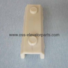 Elevator guide shoe slider Elevator guide shoe insert