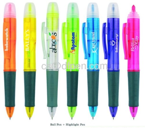 Highlighter Ballpoint Pen