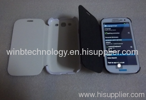 i9300 flip cover case white black red,blue green etc.