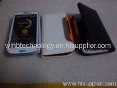 i9300 wallet flip cover1 white and black various for choose
