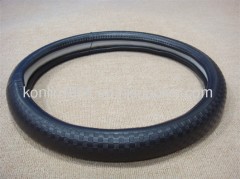 GENUINE LEATHER-CAR STEERING WHEEL COVER