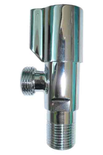 zinc angle valve chrome plated
