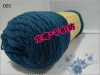 hand-knitted wool yarn