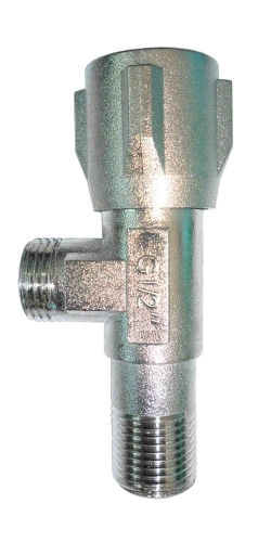 1/2'' Brass Angle Valve zinc wheel