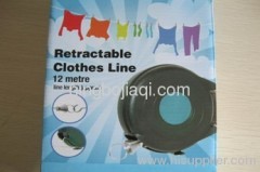 Retractable clothes line