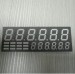 Изготовленный на заказ двенадцатиразрядный 0,52" и 0,31" красный/зеленый 7-сегментный светодиодный дисплей для индикаторов температуры