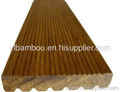 Outdoor strand woven bamboo decking