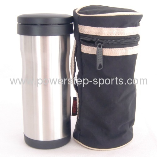 Stainless steel 18/8 leisure cup hanle bag