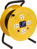 Fused Steel cable reel with indicator light