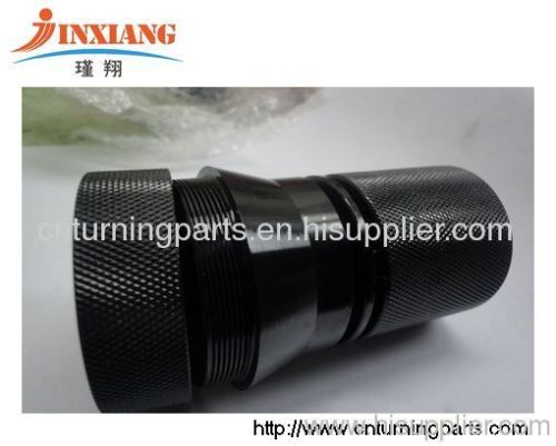 Knurling Al6061 aluminum parts for small lamp