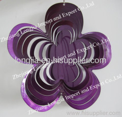 3D wind spinner flower shape