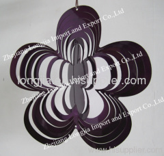 3D wind spinner flower shape