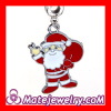 Fashion Designer Cheap Enamel european Santa Claus Charms For Jewelry Making