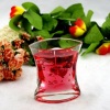 Red Glass Jelly Candle Holder (RC-511&RC-512)