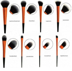 Long Ferrule Cosmetic brush