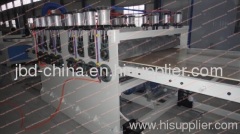 WPC building template extrusion machine
