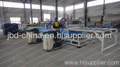 Wood plastic foam board extrusion machine