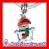 Wholesale Fashion Enamel Jewelry Pendant Christmas Snowman Charms european