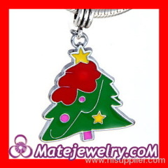 2012 Fashion Cheap Jewelry european Christmas Tree Charms Wholeslae