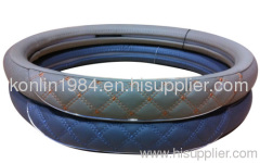 DULL POLISH LEATHER - CAR STEERING WHEEL COVER