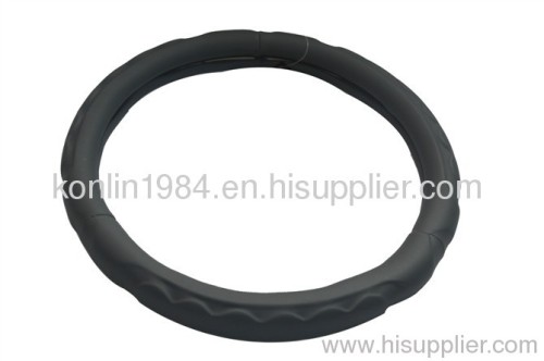 DULL POLISH LEATHER- CAR STEERING WHEEL COVER