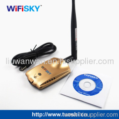 high power 1000mw Factory prices wifi antenna adapter,56G long distance to receive wifi laptop network