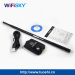 Black High power 2000mw wifi usb wireless adapter IEEE 802.11b/g omni 10 dbi antenna