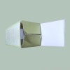 Top grade white card cosmetic box with UV with emboss