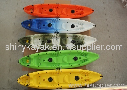 Hot Sale Plastic Tandem sit on top kayak 