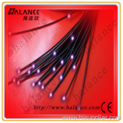 PMMA Jacket Single Optic Fiber with end glow for lighting